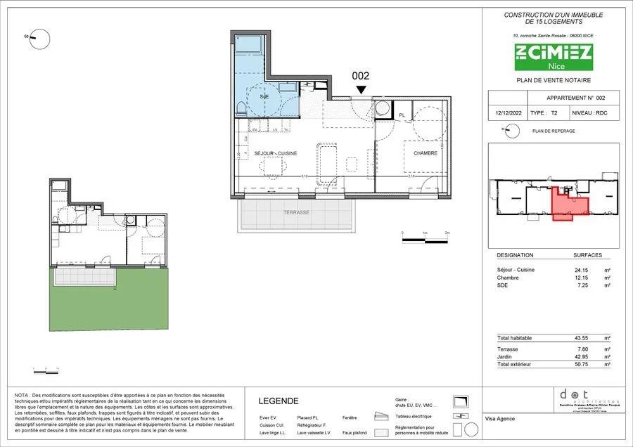 Appartement à vendre, 43m², Nice