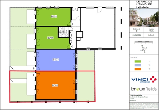 Nice T4 apartment of 80M2 with garden
