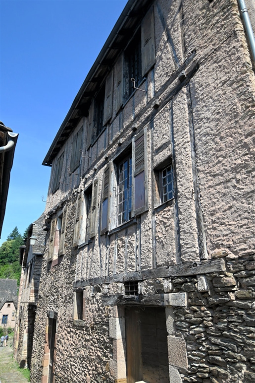 Magnifique Maison Médiévale Avec Vue A Conques Sur Le Chemin De Compostelle