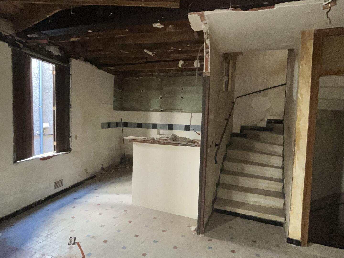 Building to be restored in the historic centre