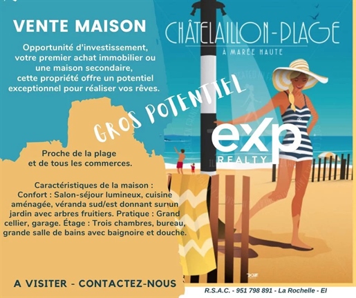 Family House 100m from the Beach - Châtelaillon-Plage