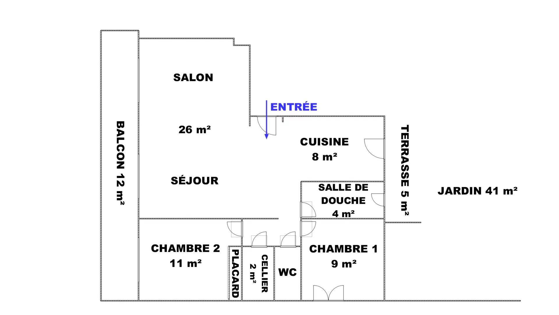 83200 Toulon - 4 Room Flat With Garden Terrace Balcony Garage - Fort Rouge Area - Bus 6