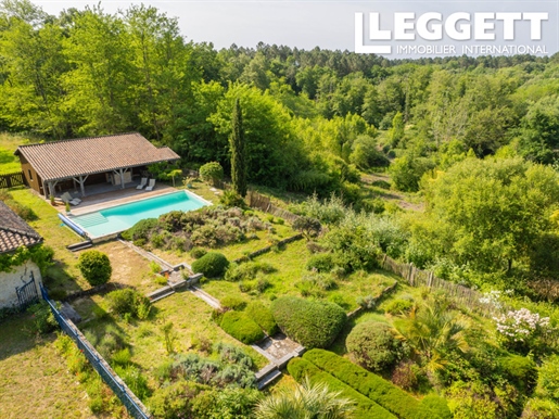 Superb property on the edge of a forest with a large manor house set in 2.7ha of land (1h from Bisca