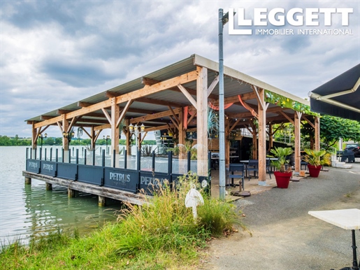 Successful Boat Restaurant/Venue, La Peniche, For Sale On The Lake At Marciac/Massive Development Po