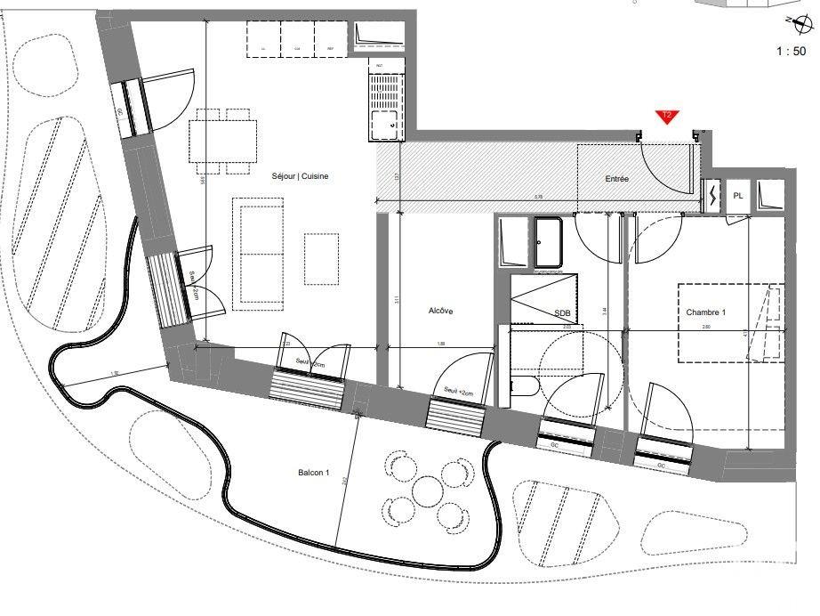 Appartement à vendre, 56m², Nice