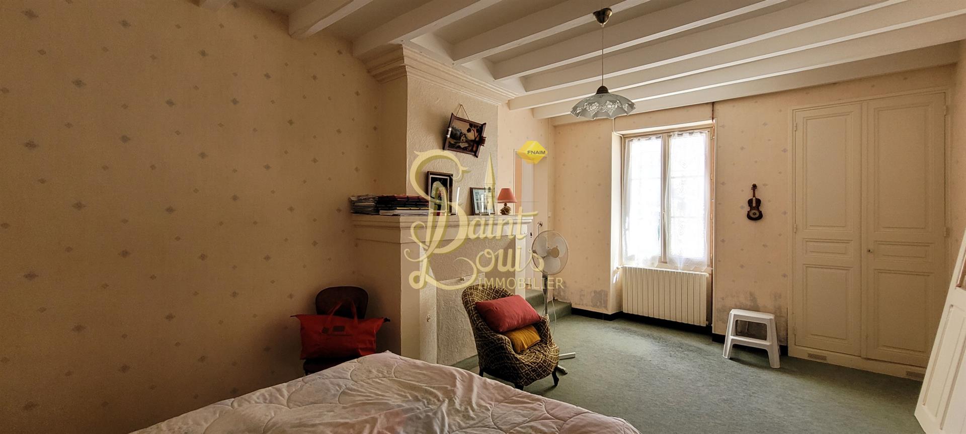 Maison De Village De 123 M2 De Plain-Pied Avec Dependances Et Grand Jardin