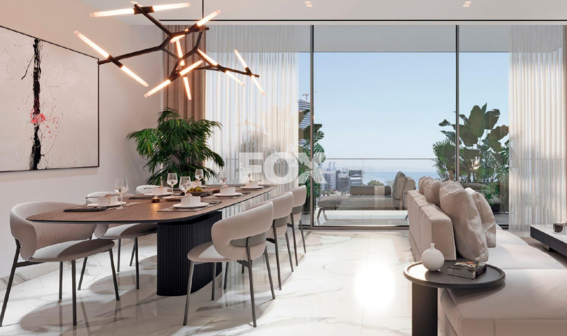 Top floor 3 bedroom apartment with roof garden for sale in A