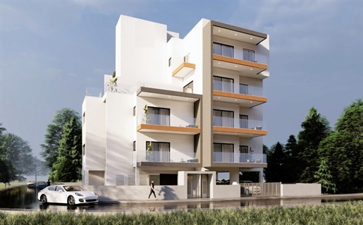 Appartement de deux chambres à vendre au dernier étage à Zakaki, Limasso