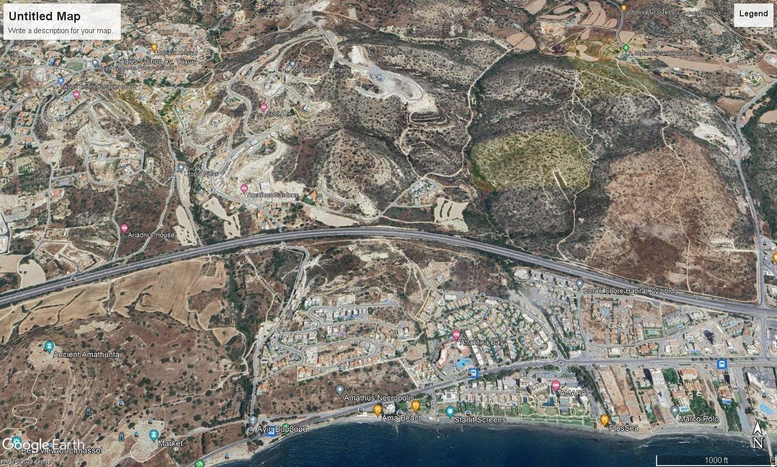 Unobstructed Sea View Land In Agios Tyconas