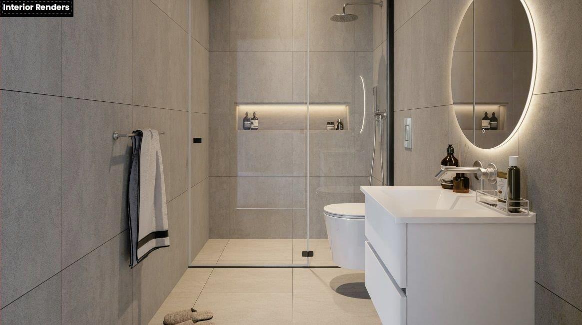 Top floor one bedroom apartment with Roof garden for sale in