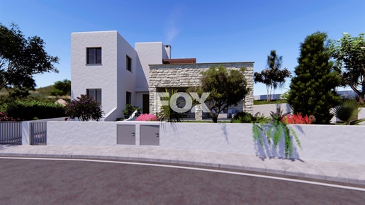 Villas de quatre chambres avec vue sur la mer dans le village d’Argaka, Paphos