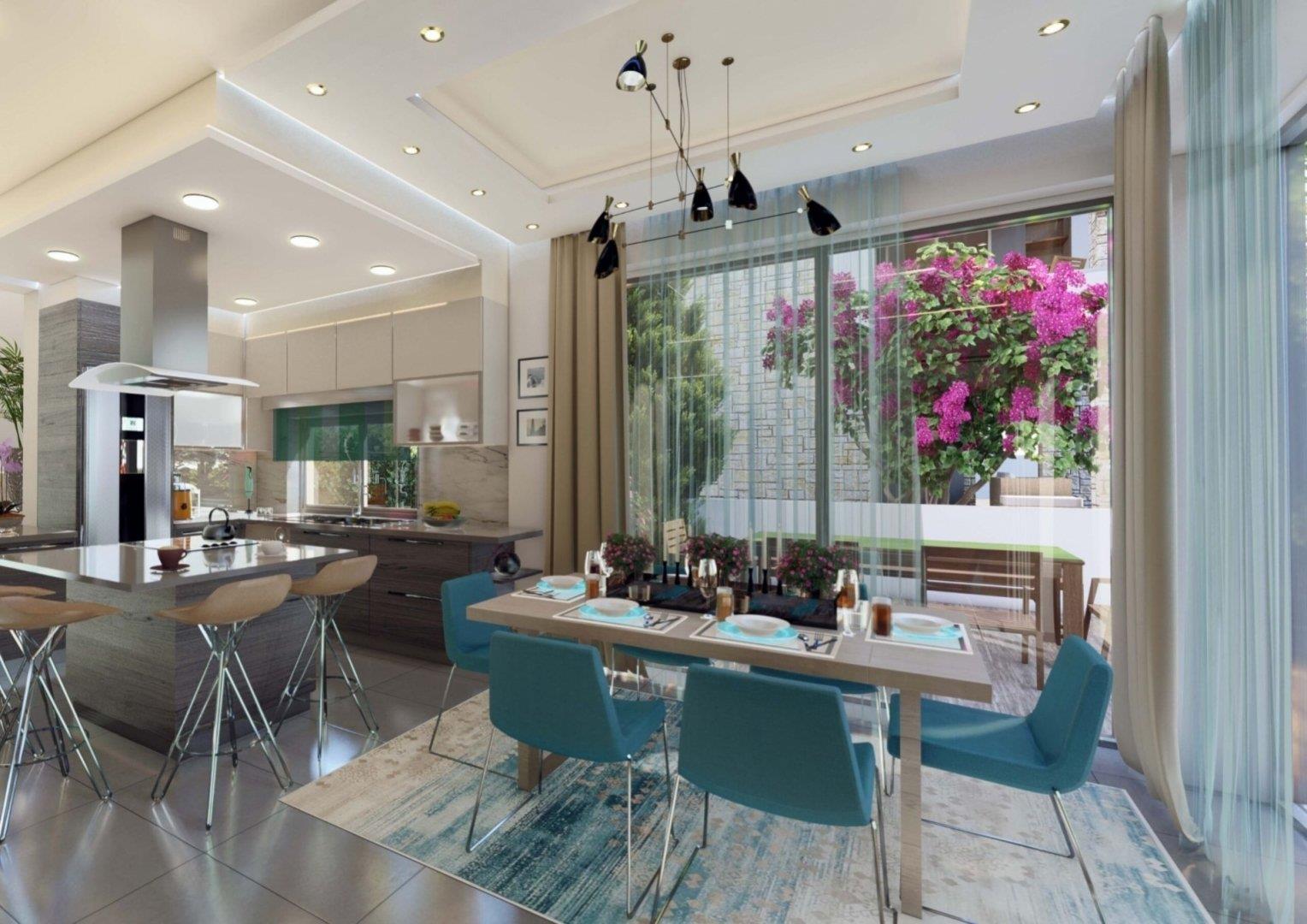 Four bedroom luxury villa with an extra bedroom at basement