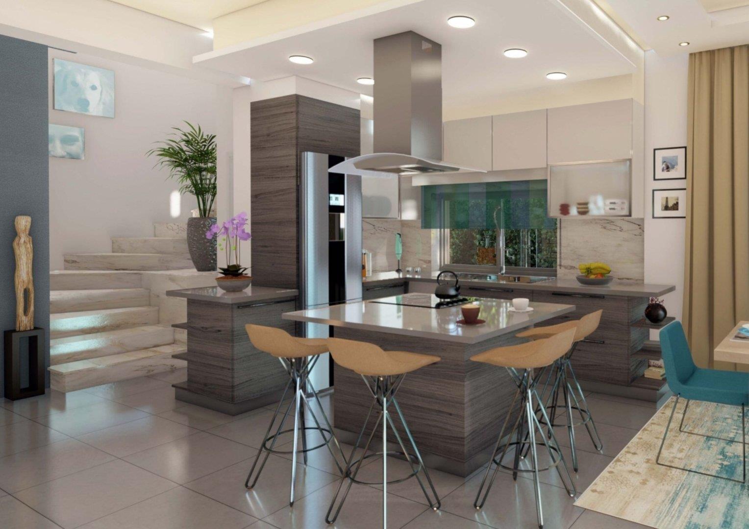 Four bedroom luxury villa with an extra bedroom at basement