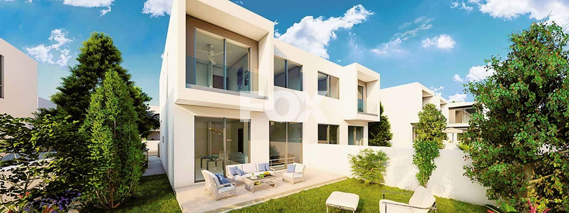 Three bedroom semi detached house In Mandria Pafou Paphos Cy