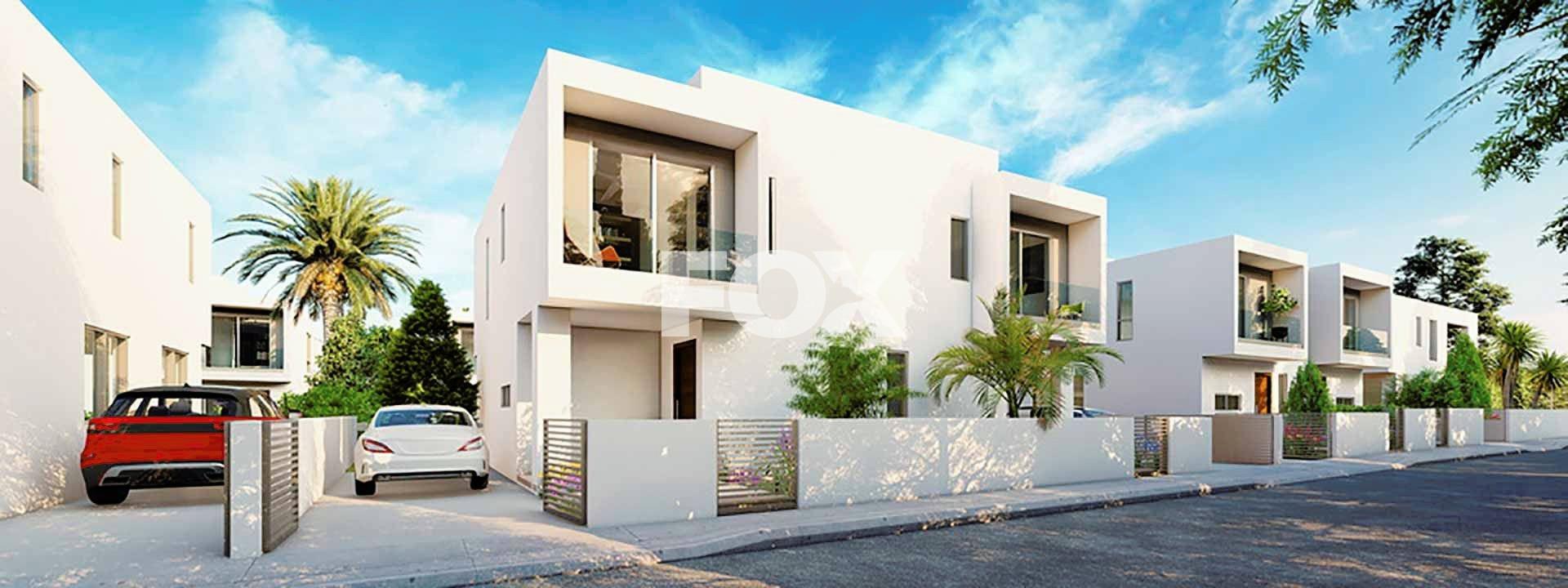 Three bedroom semi detached house In Mandria Pafou Paphos Cy
