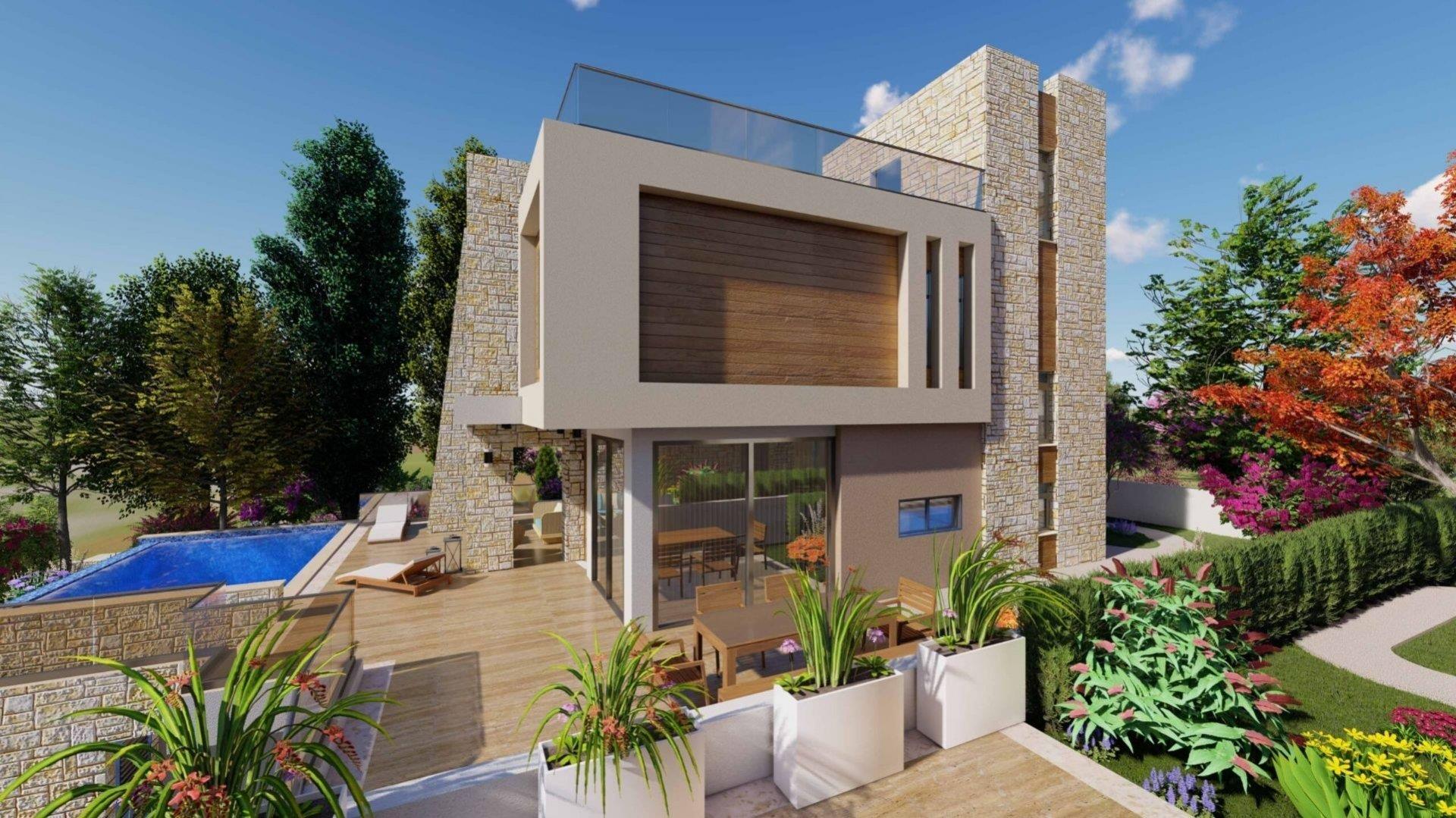 Five bedroom luxury villa with an extra bedroom at the basem