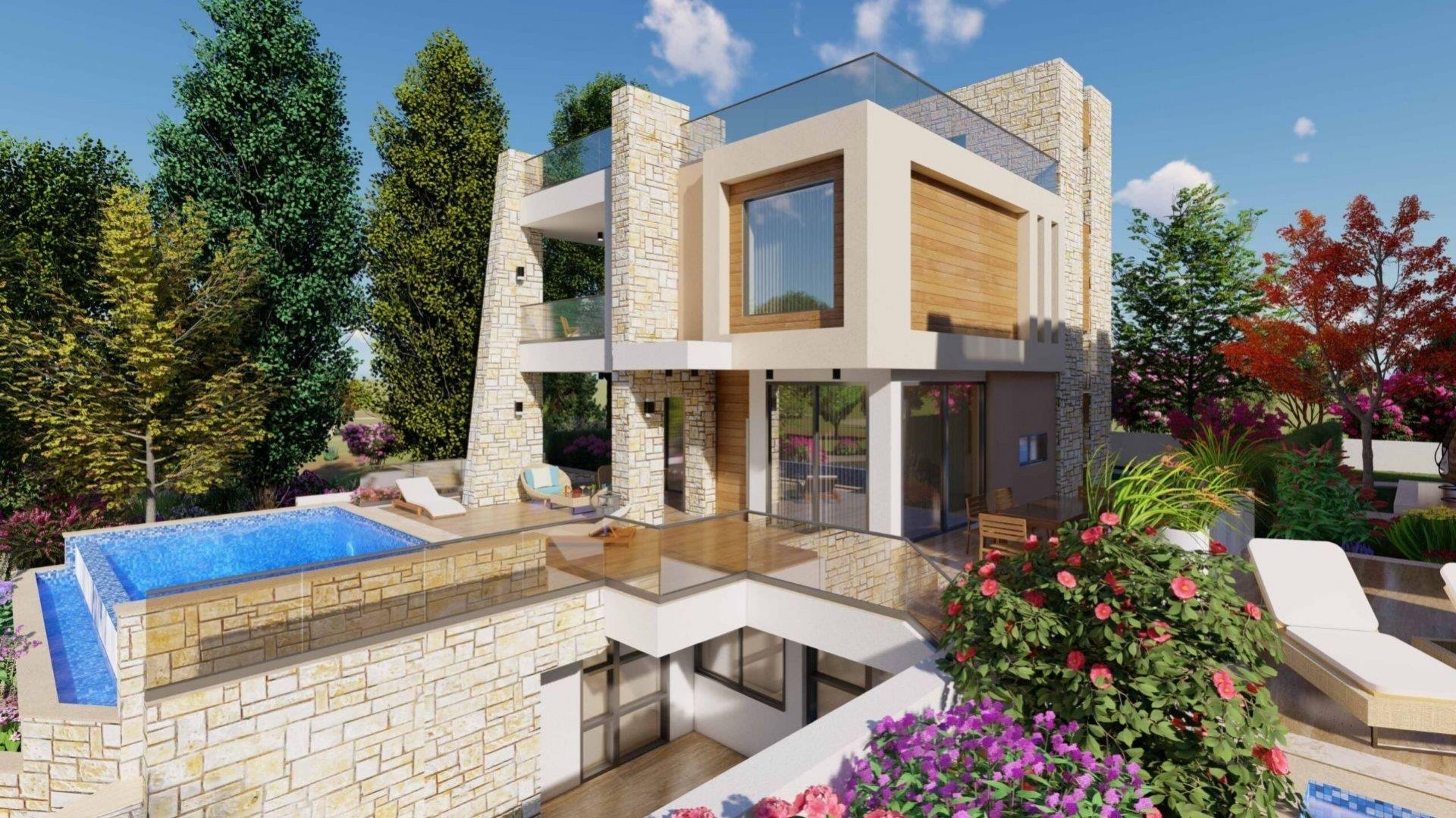 Five bedroom luxury villa with an extra bedroom at the basem