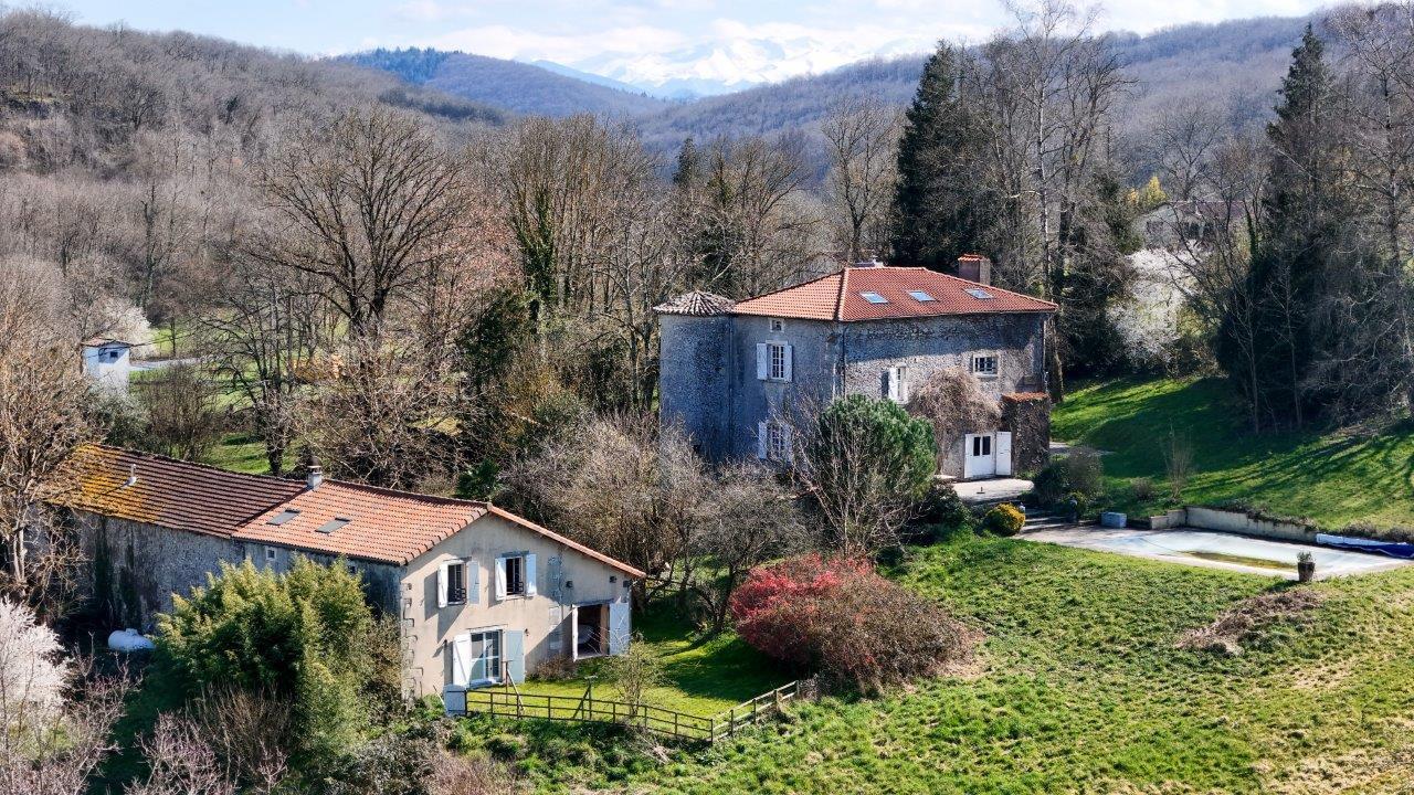 Castle + Renovated Barn in Cassagne
