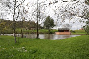 Fantastic property with lake, chalet and stables on 2.5 ha