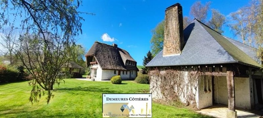 Atypical Thatched House At The Foot Of A River With Outbuilding In The Ganzeville Valley