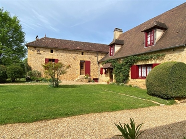 Attractive restored farmhouse with two gites, swimming pool and 6.25ha