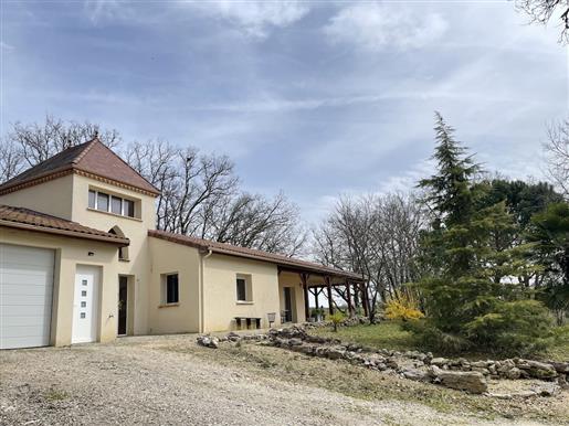 Modern country house with gite and large garden  near Salviac, Lot