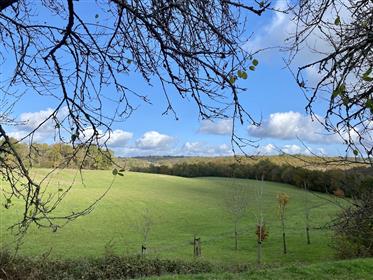 Quietly located building plot with former tobacco barn  near Monpazier, Dordogne