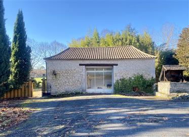 Converted barn with two gites, two swimming pools and 4.3ha  near Beaumont-du-Périgord, Dordogne