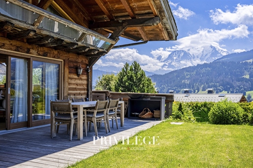 Chalet de Luxe : 428m2 avec Vue sur le Mont Blanc | Demi-Quartier, Megève