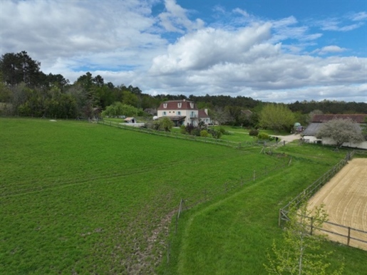 Belle propriété (avec installations équestres) avec Dpe 'A' et gîte à 20 minutes de Bergerac