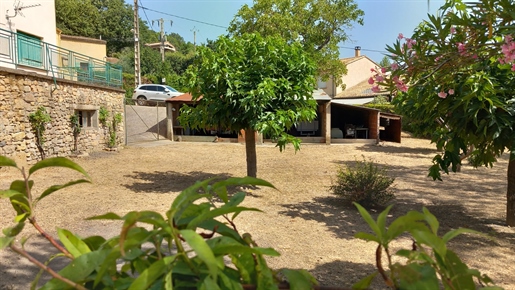 Small house with large garden and terrace.