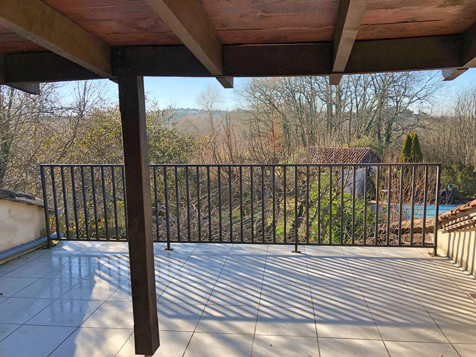 Antigua casa de piedra con casa rural y piscina - 24610 Minzac
