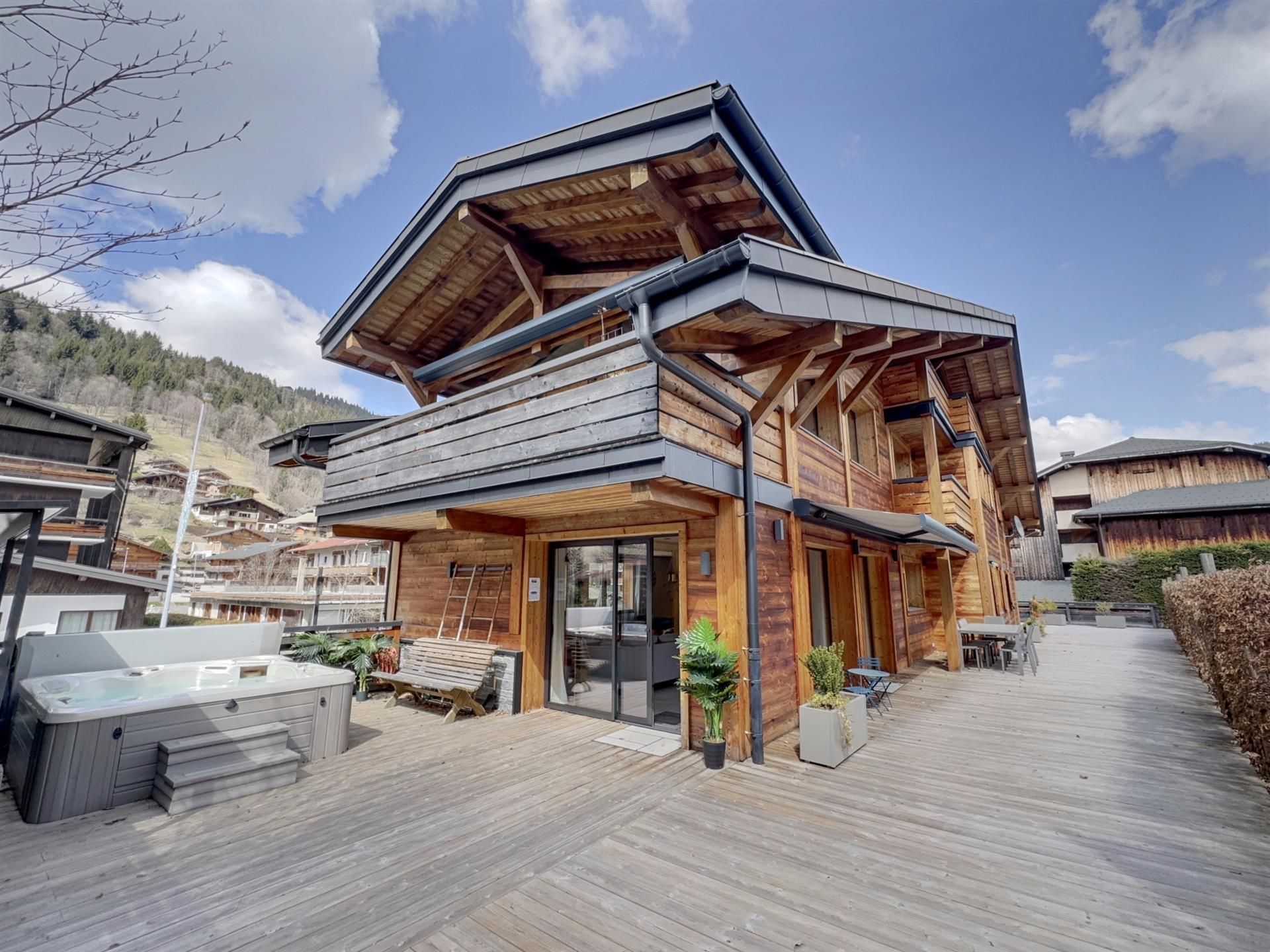 Magnifique Chalet Au Coeur Du Village De Les Gets