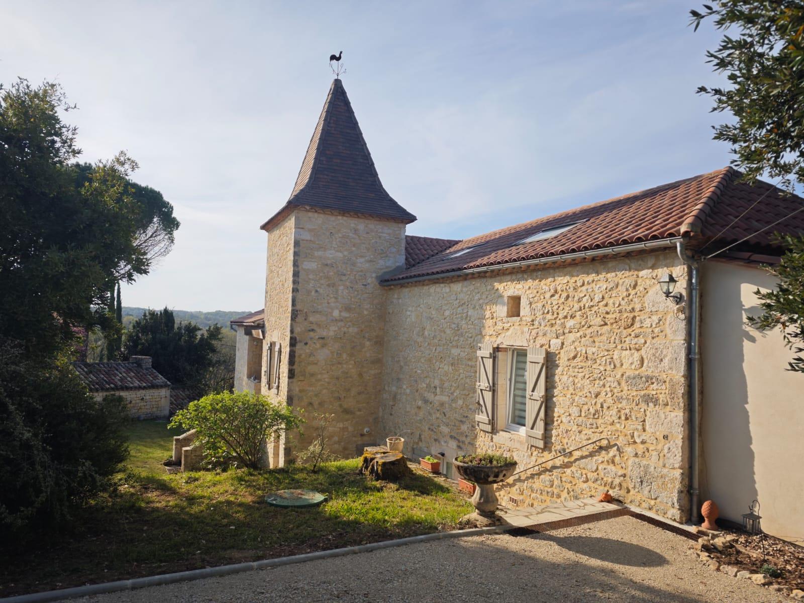 Superb stone house in the Lot