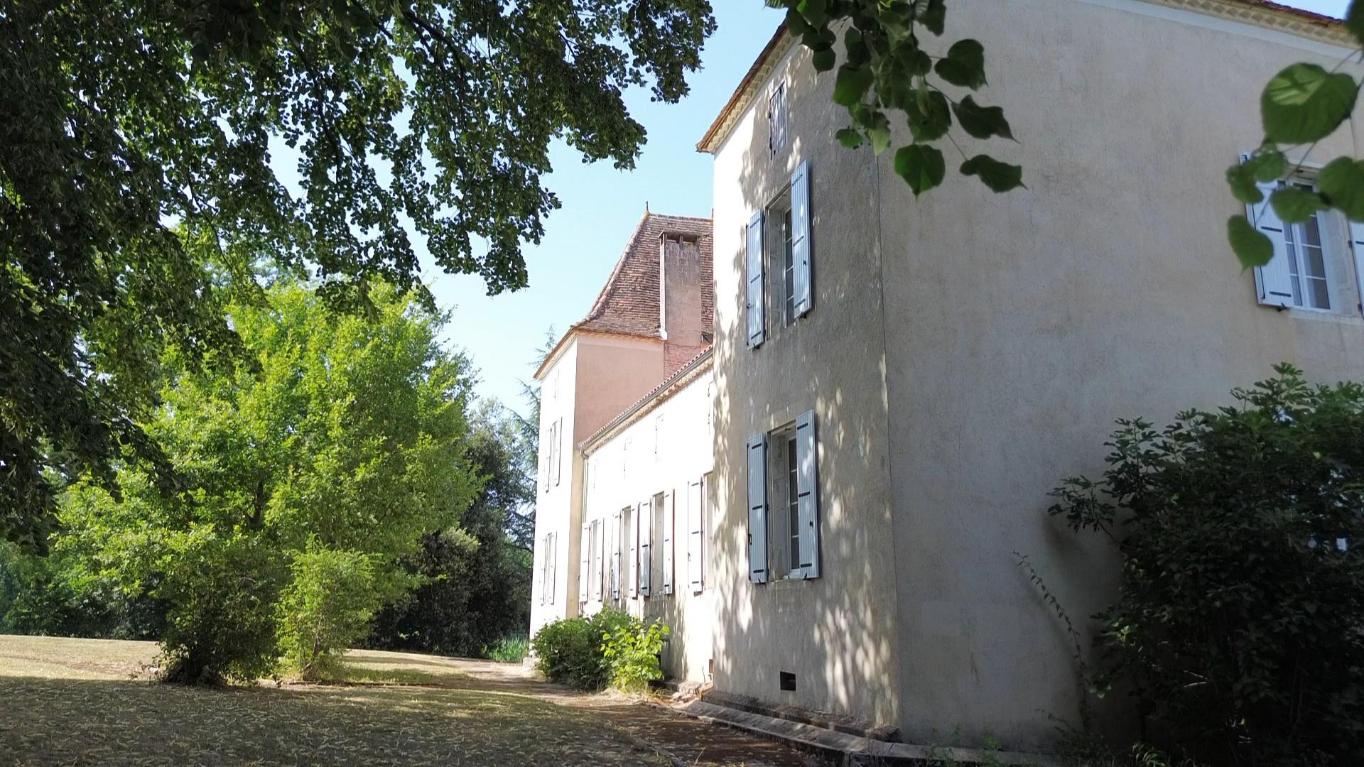 Charming residence and its renovated outbuildings.