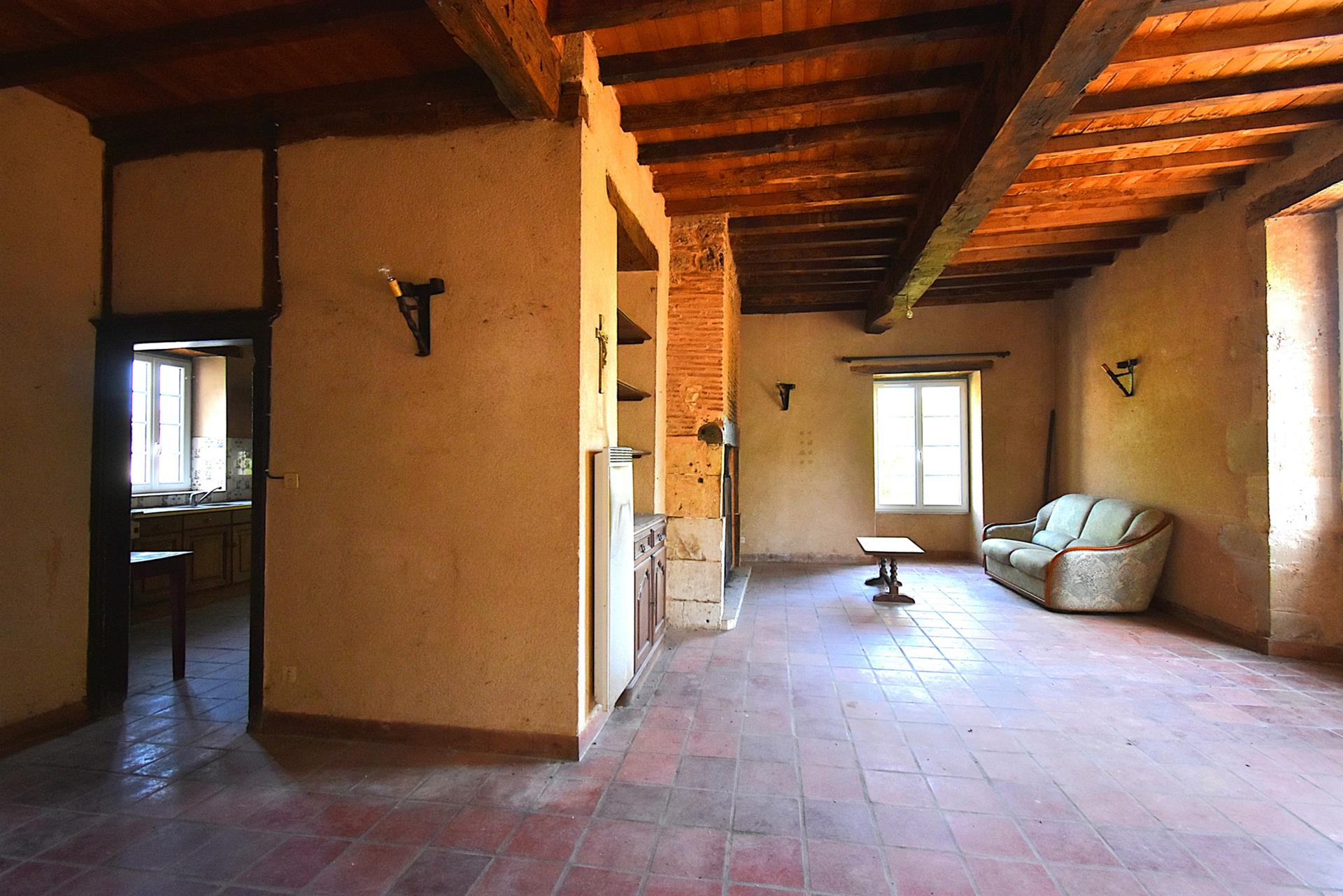 Charming residence and its renovated outbuildings.