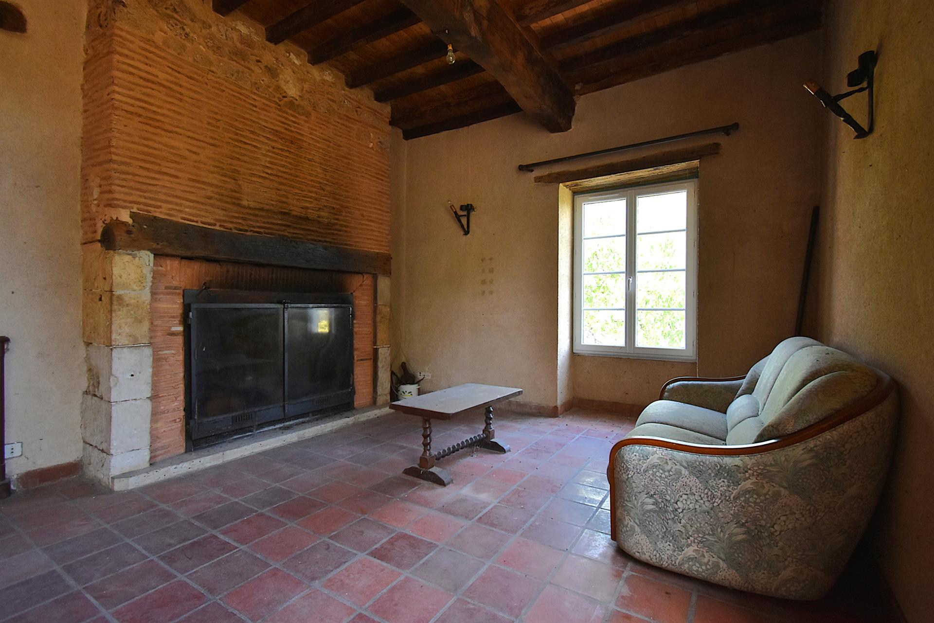 Charming residence and its renovated outbuildings.