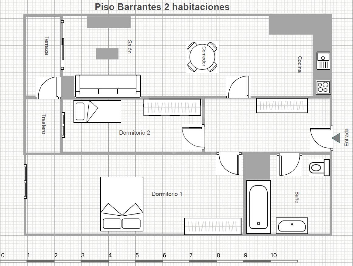 Apartamento 2 dormitorios - 75 m2