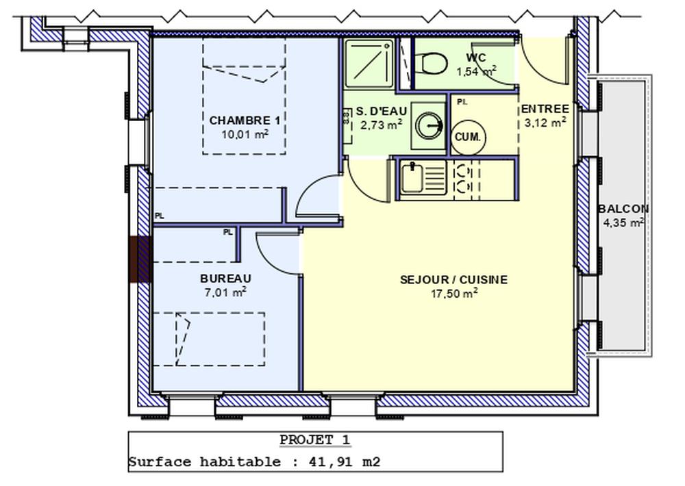 Apartment Bourg St Maurice 2 rooms of 41.91 m2