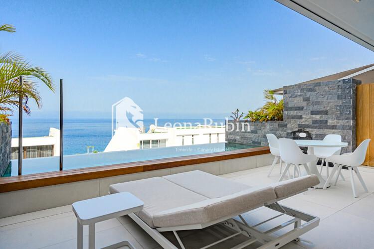 Fancy luxury apartment in Aqua Suites  with private infinity pool and sea views, Los Gigantes