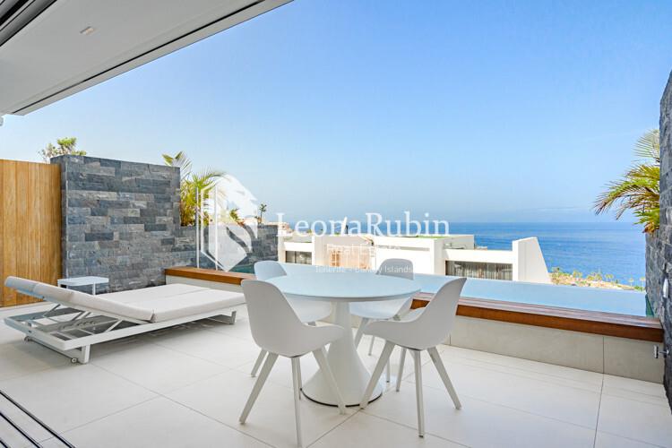 Fancy luxury apartment in Aqua Suites  with private infinity pool and sea views, Los Gigantes