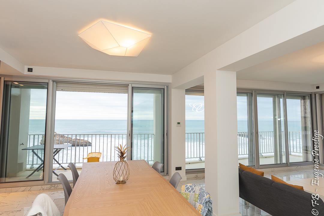 Appartement luxueux vu mer de 150 m2 sur Biarritz