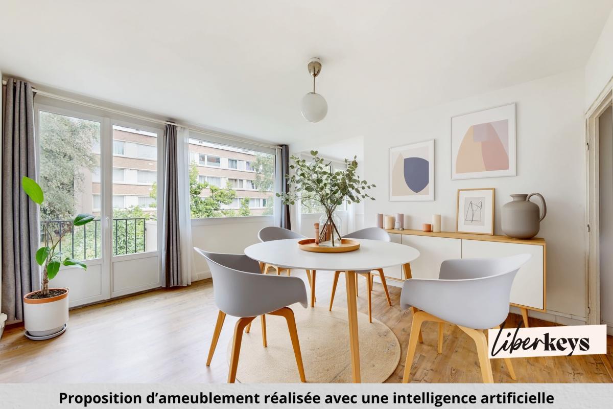 Appartement 3 pièces de 69 m² - balcon - cave privative