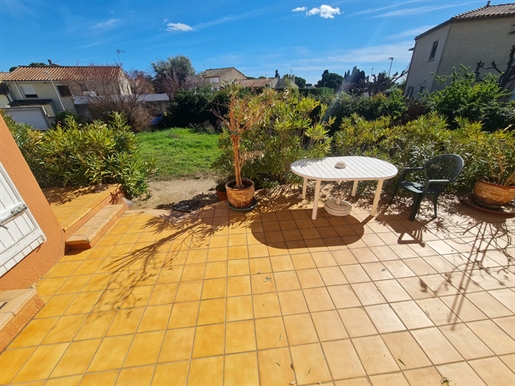 Dpt Hérault (34), for sale Portiragnes 4-sided house P4 on one level 115 m² - Land of 800 m² - garag