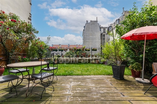 Rare 4 room apartment with garden Montmartre Abbesses