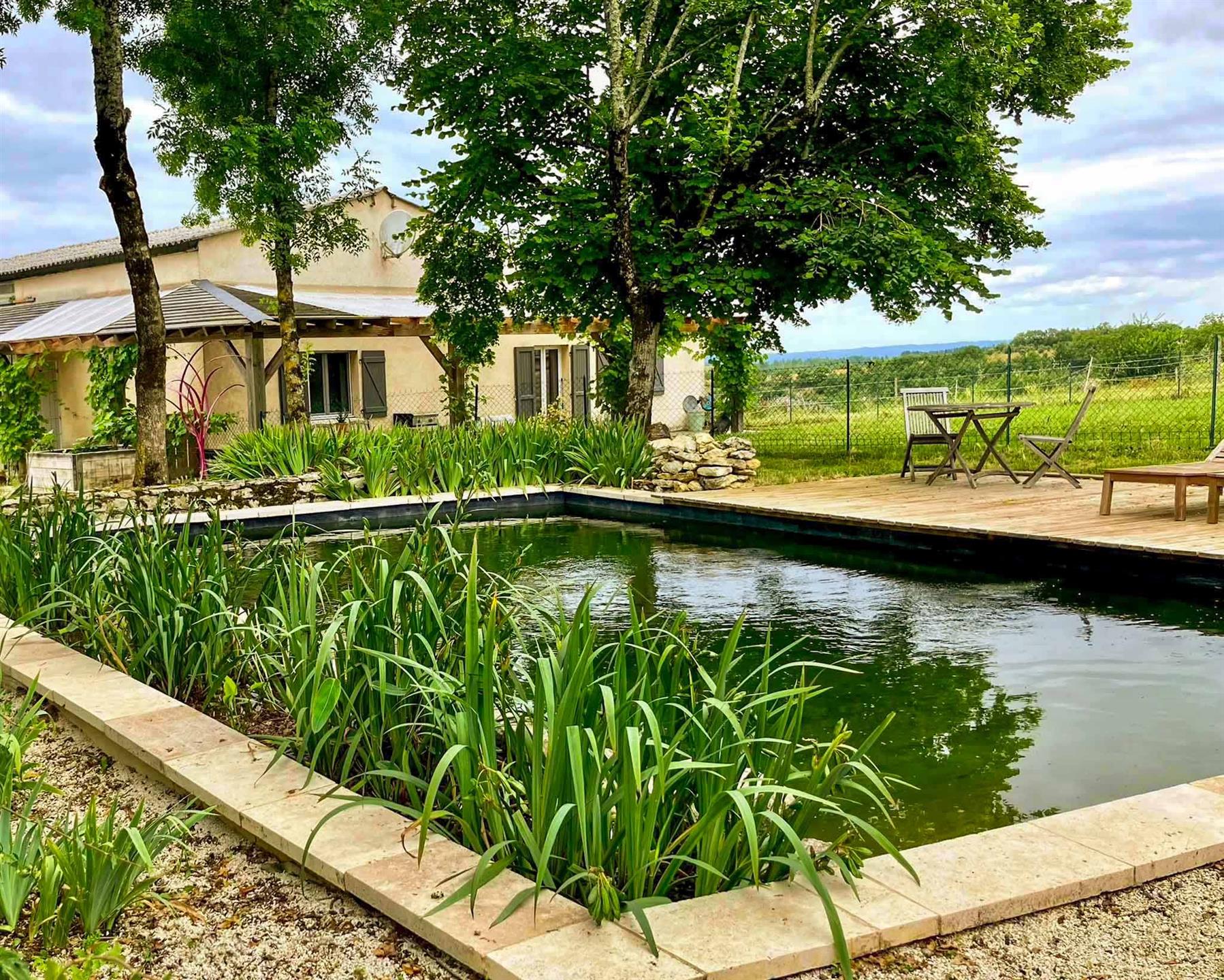 Equestrian property with renovated country house, gîte and swimming pool