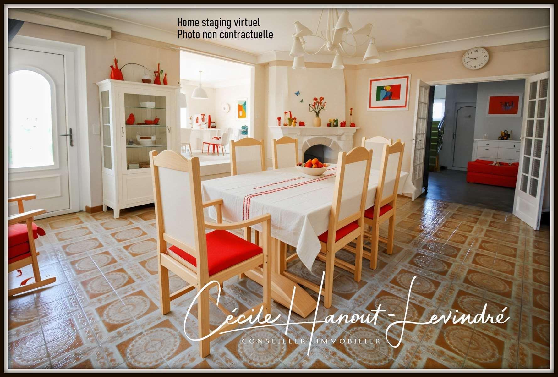 Mont-Saint-Michel Bay area - 165 m2 pavilion with basement - 5 bedrooms - 1662 m2 plot.
