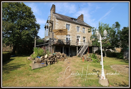 Mont-Saint-Michel Bay area - Stone property with outbuilding - view of the Sélune - Land: 1820 m2