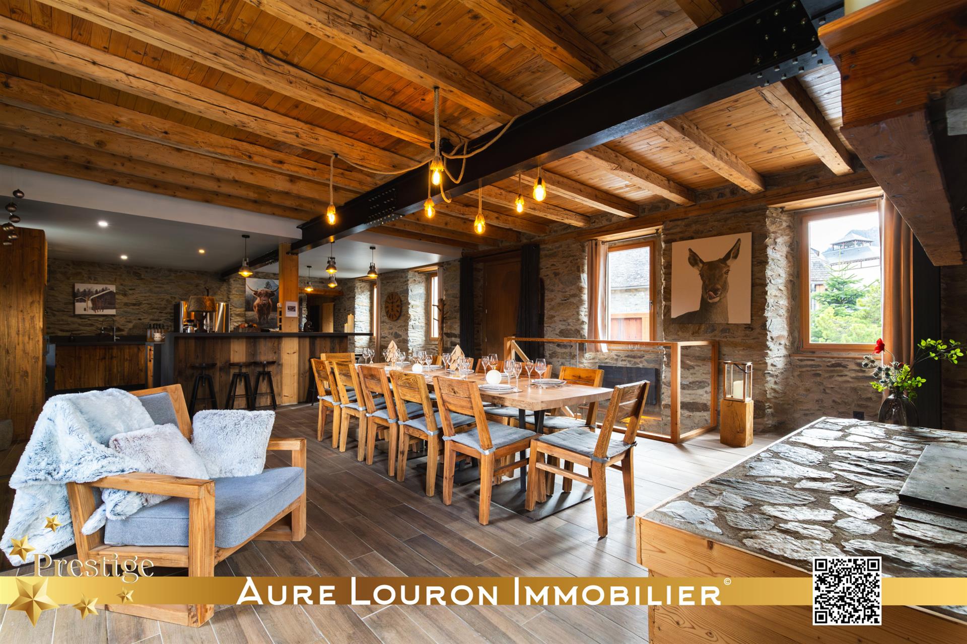 'Le Panoramique' - Luxury Large Capacity Gite On The Heights Of Saint-Lary Soulan (Azet)