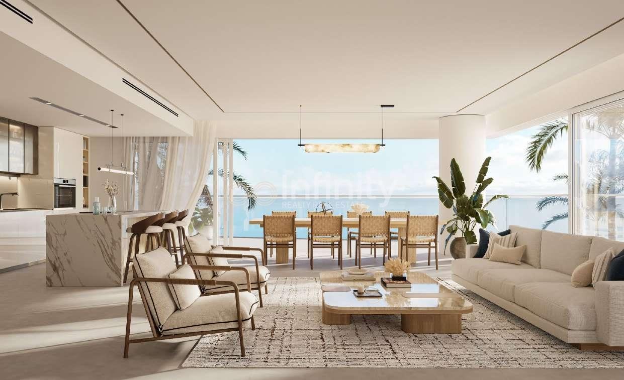 Right on the Beach | 15mins from Zayed Airport | Island Luxury